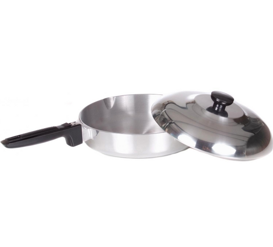 McWare Skillet with Lid 10"- CAJU-10066 open