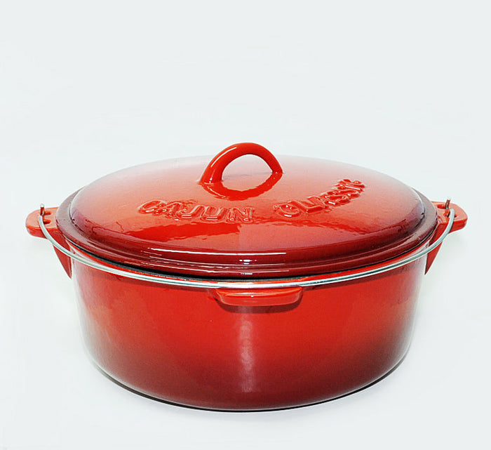 McWare 10490ER16Q Red 16-Qt Enamel Coated Dutch Oven Cover