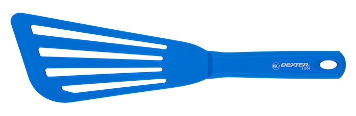 Fish Turner - 11" Wide Top Sofgrip Blue Silicone - Dexter-Russell 91508