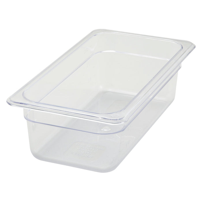 Winco SP7304 1/3 12-5/8"x6-7/8"x3-1/2" Poly Ware Food Pan