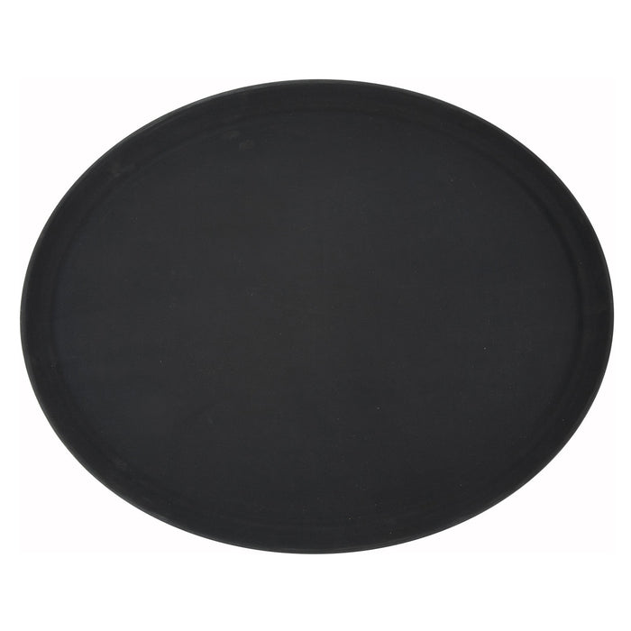 Deluxe Tray - 26"x22" Oval Self Molded - Winco TFG-2622K