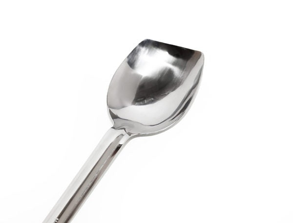 18" ROUX SPOON HEAVY STAINLESS STEEL SQUARE TIP