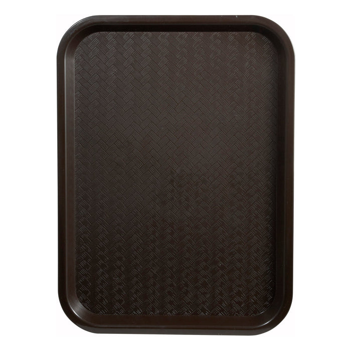 Fast Food Tray - 12"x16" Polypropylene Brown - Winco FFT-1216B