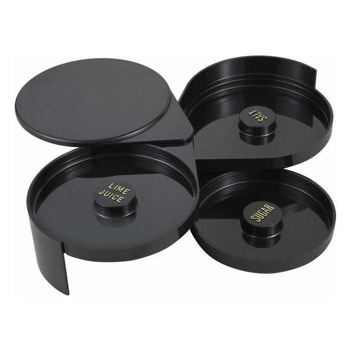 Winco GR-3 3-Tier Sponge Plastic Glass Rimmer