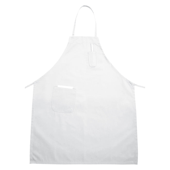 Apron - White Bib Style 33"x26" - Winco BA-PWH
