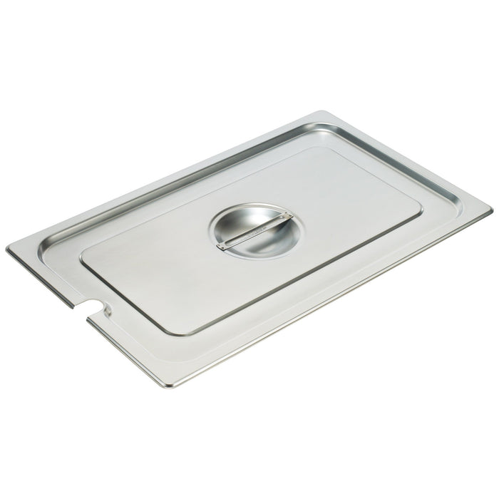 Winco SPCF 1/1 Slotted Handle Steam Table Pan Cover