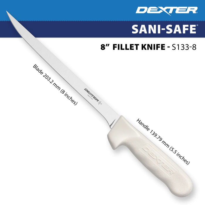 Dexter-Russell S133-8WS1-CP Sani-Safe 8" fillet knife