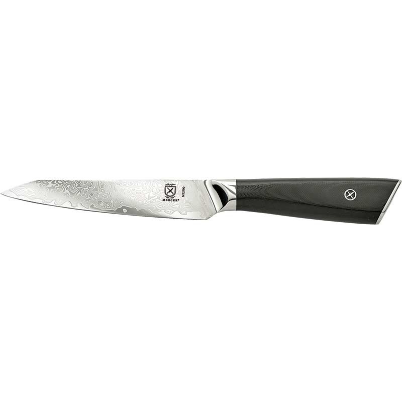 Mercer Culinary Damascus 5" Utility Knife with G10 Handle M13790 knife