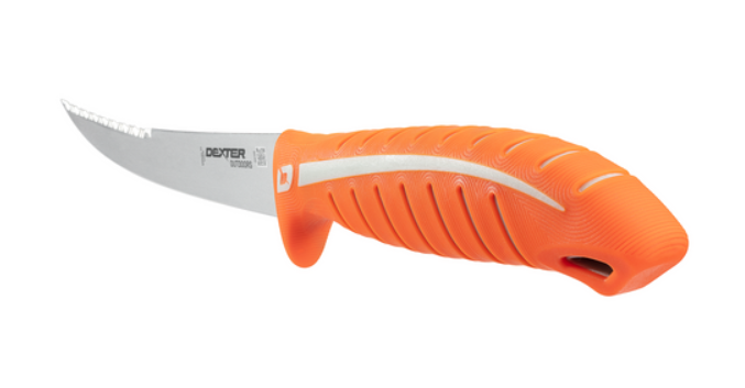 Dual Edge 8" Stiff Fillet Knife w/ Sheath