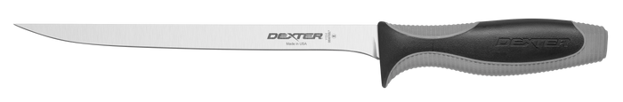 8" Fillet Knife w/ Soft Rubber Handle, Carbon Steel - Dexter-Russell V133-8PCP