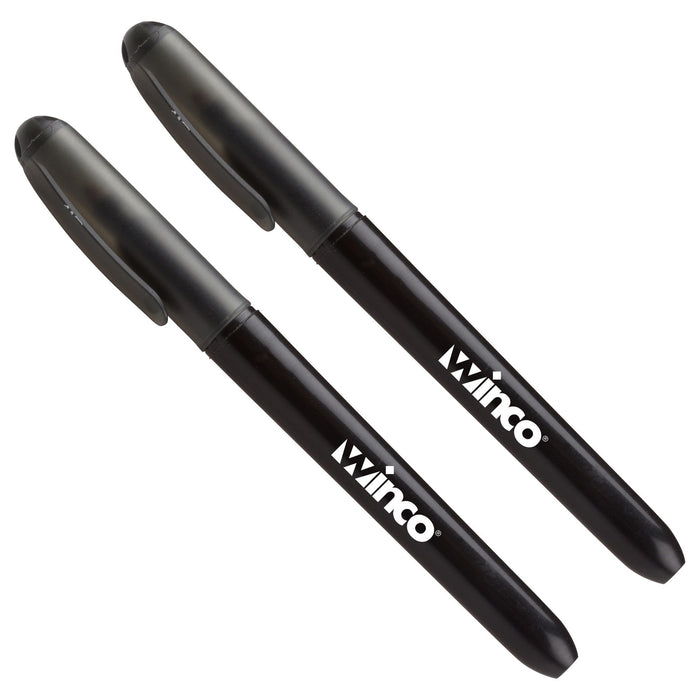 Counterfeit Detection Pen - Black 2 Pack - Winco PPM-2