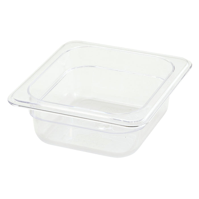Winco SP7602 1/6 6-3/4"x6-1/4"x2-1/2" Poly Ware Food Pan