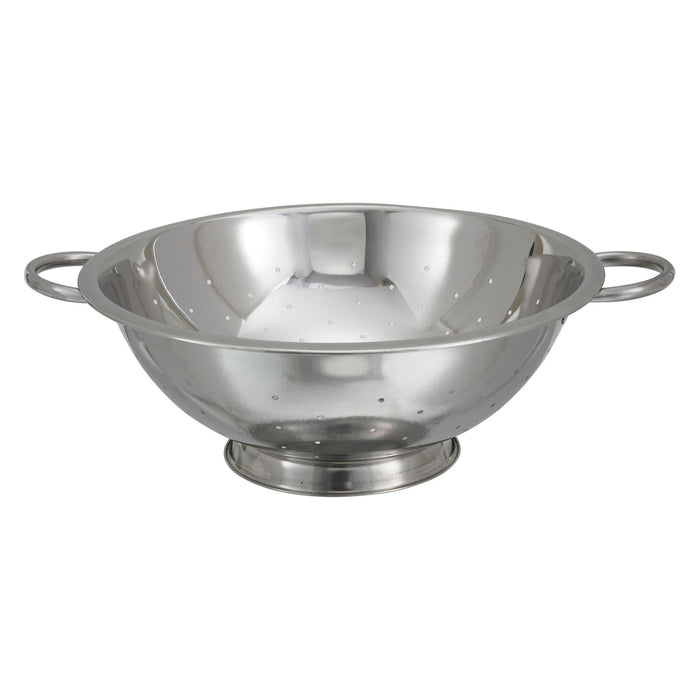 Winco COD-8 8-Qt 14" Round Stainless Colander