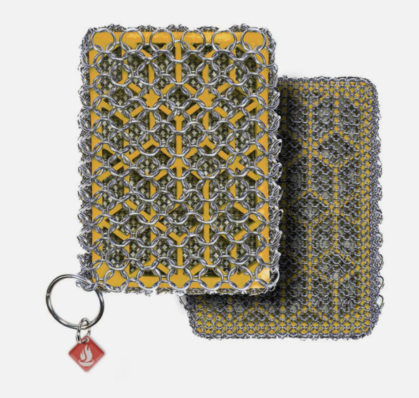 Knape & Vogt CM-SIL-SM Chainmail Yellow Combo Scrubber