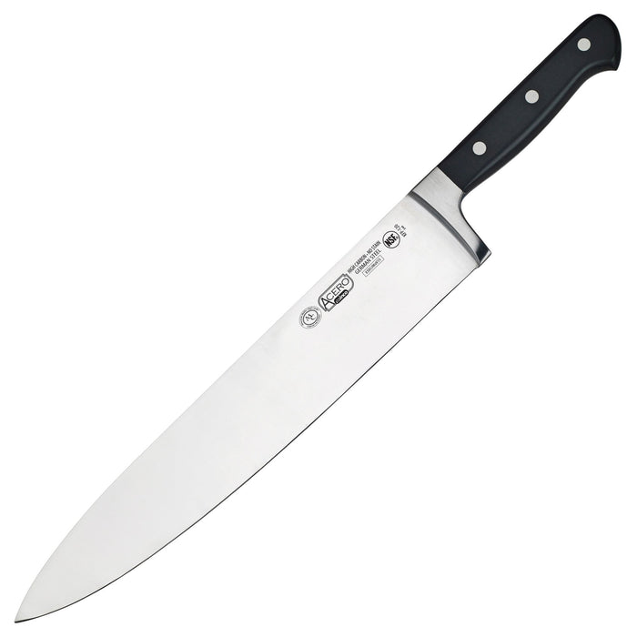 Winco KFP-120 12" Blade Triple Riveted One Acero Chef Knife