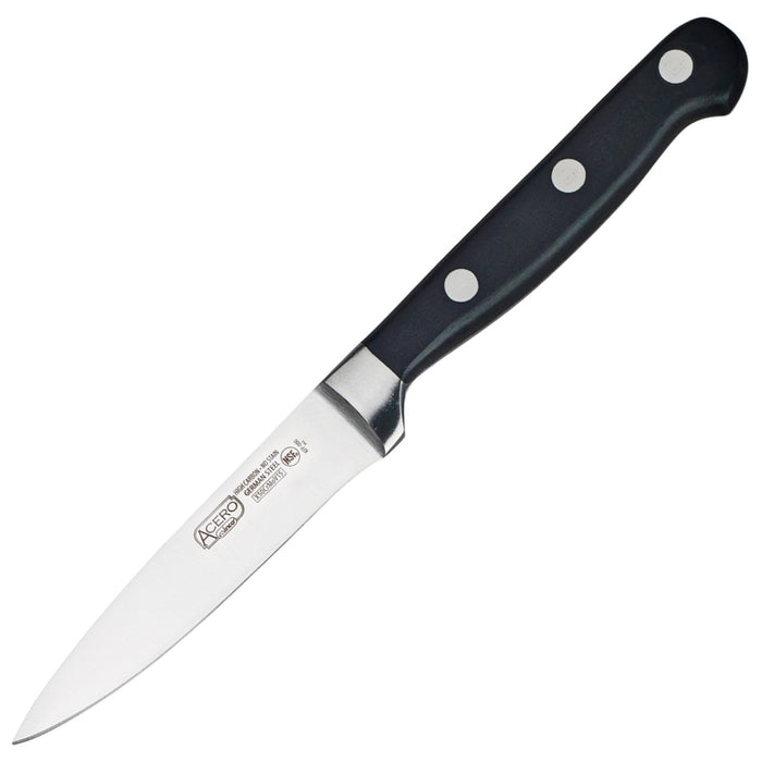 Winco KFP-35 3-1/2" Blade Triple Riveted Acero Paring Knife