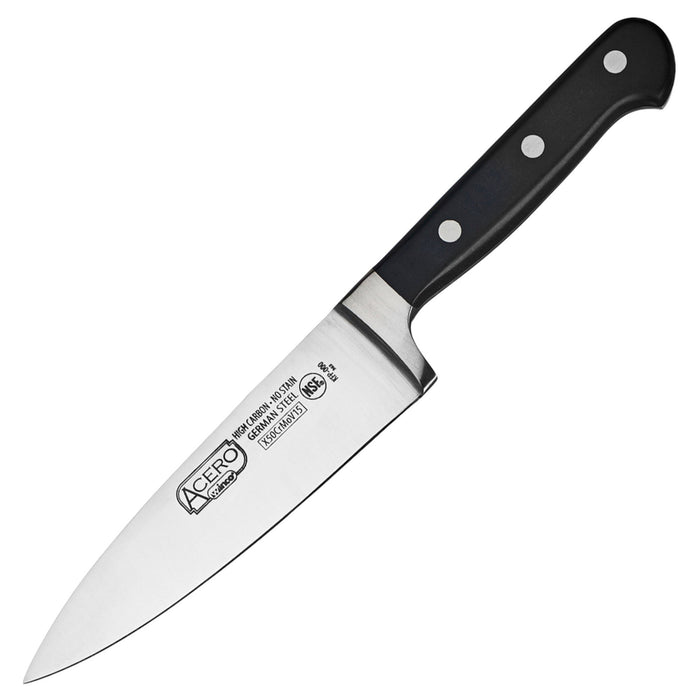 Winco KFP-60 6" Blade Triple Riveted One Acero Chef Knife