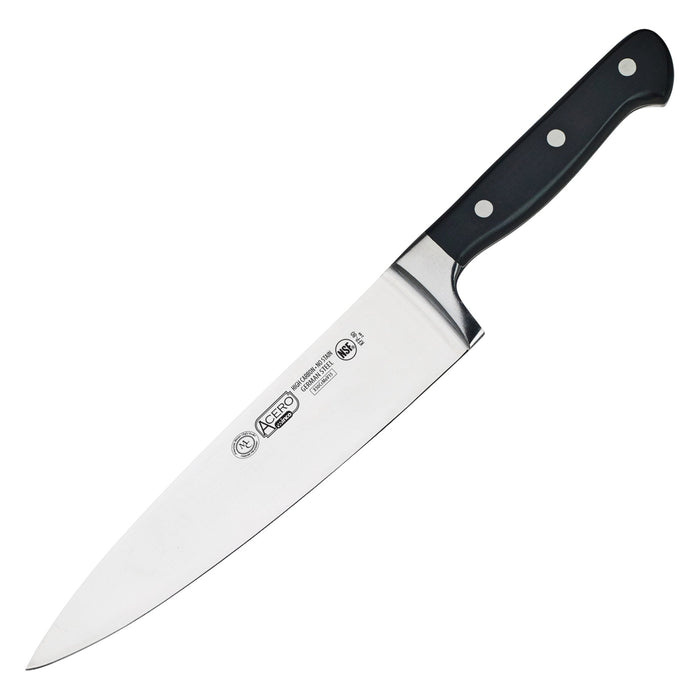 Winco KFP-80 8" Blade Triple Riveted One Acero Chef Knife