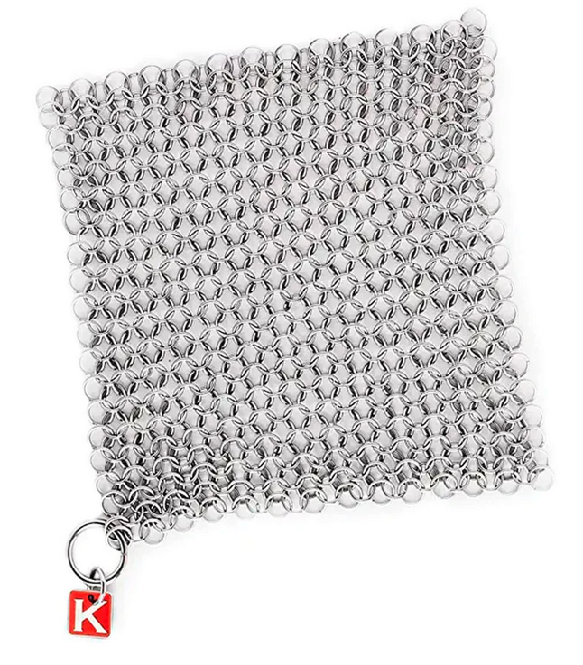 Knape & Vogt CMSCRUB6 6"x6" Stainless Chain Scrubber