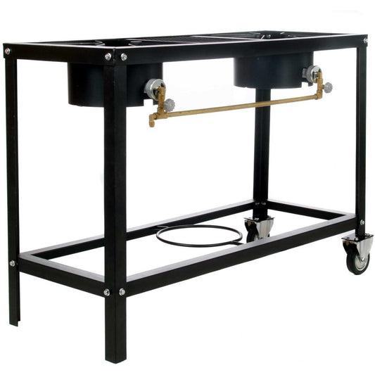 2 BURNER STOVE ON WHEEL CART – LOW PRESSURE - Richard's Supply Inc