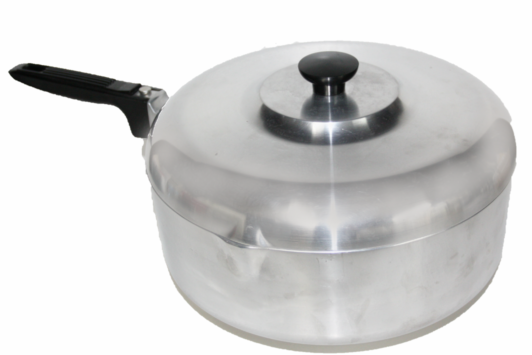 Polished Aluminum Chicken Fryer with Lid, 12"