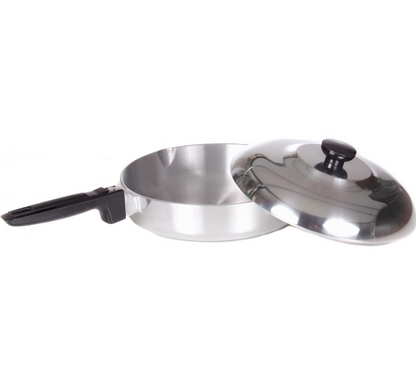 McWare Skillet with Lid 10"- CAJU-10066 open