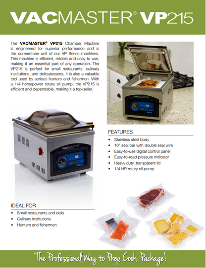 Vacmaster vp215 feature
